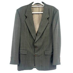 Edward Sexton Savile Row Nutters Vtg Blazer Custom Academia Glen Check Olive 40R